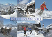 Ansichtskarte Reit im Winkl als Wintercollage